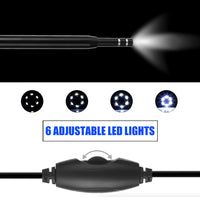 Thumbnail for HD LED Ear Endoscope Otoscope Camera Wax Pick Cleaning Tool Cleaner Removal Kit