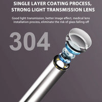 Thumbnail for HD LED Ear Endoscope Otoscope Camera Wax Pick Cleaning Tool Cleaner Removal Kit