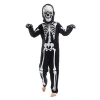 Thumbnail for Sincere Party Kids Skeleton Costume Glow in the Dark Skeletons Halloween Skeleton Costumes for Boys and Girls 7-9years White Gid Skeleton