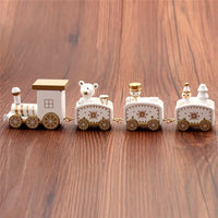 Thumbnail for Christmas Train Painted Wood Decoration