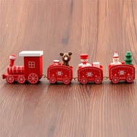 Thumbnail for Christmas Train Painted Wood Decoration