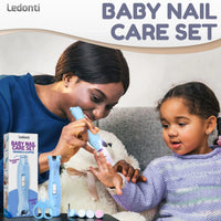 Thumbnail for Baby Nail Trimmer Blue Electric USB Rechargeable Nail Clippers with Led Light