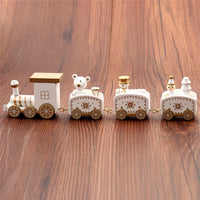 Thumbnail for Christmas Train Painted Wood Decoration