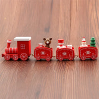 Thumbnail for Christmas Train Painted Wood Decoration