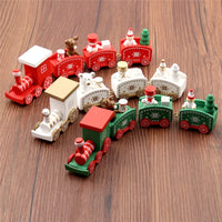 Thumbnail for Christmas Train Painted Wood Decoration