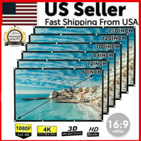 Thumbnail for Portable Foldable Projector Screen 16:9 HD Outdoor Home Cinema Theater 3D Movie