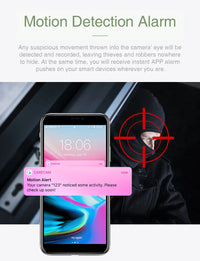 Thumbnail for Wireless Security Camera 1080P Night Vision, Motion Detection, Activity Alert, Deterrent Alarm