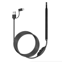 Thumbnail for HD LED Ear Endoscope Otoscope Camera Wax Pick Cleaning Tool Cleaner Removal Kit