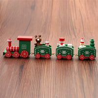 Thumbnail for Christmas Train Painted Wood Decoration