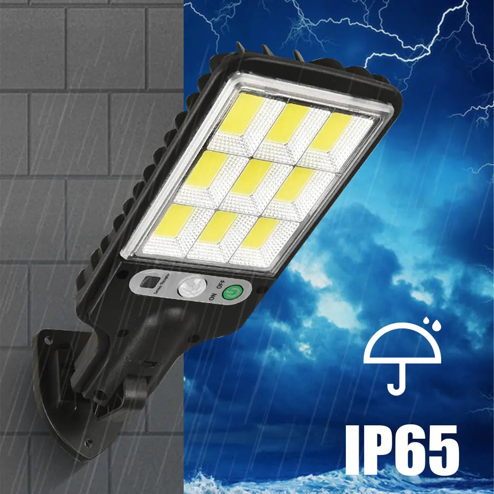 Solar Led Light Outdoor Wall Lamp Waterproof 3 Modes