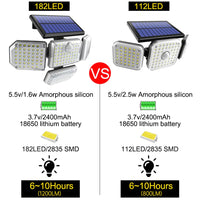 Thumbnail for Adjustable Solar LED Security Light