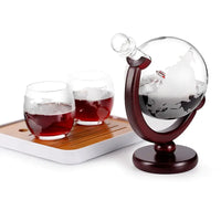 Thumbnail for Whiskey Decanter Globe Wine Aerator Glass Set