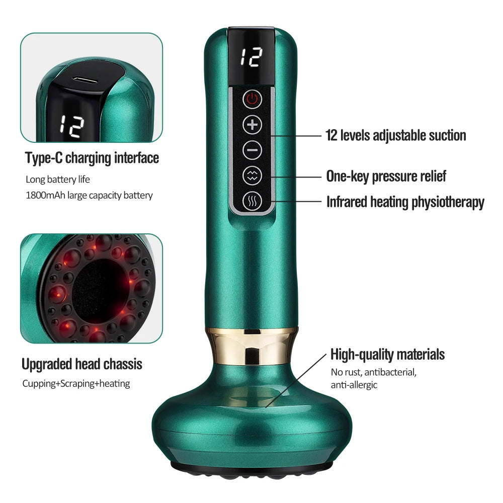 Intelligent Infrared Cupping Massager