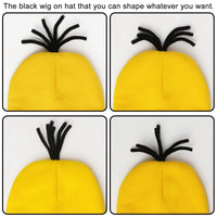 Thumbnail for 3 Pcs Halloween Costume Accessories Adult,Goggles Glasses/Yellow Beanie/Gloves for Men Women Cosplay Party Set