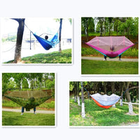 Thumbnail for Portable Outdoor Camping Hammock with Mosquito Net