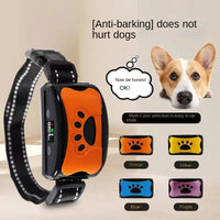 Thumbnail for Ultrasonic Anti-Bark Dog Training Collar