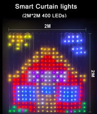 Thumbnail for 400LEDs Smart Curtain Lights