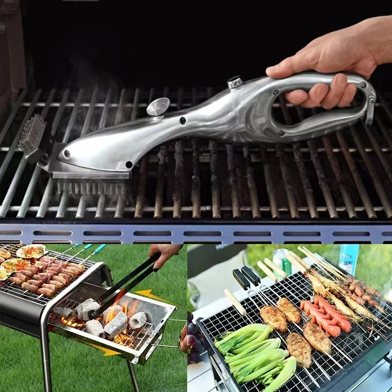 Ultimate BBQ Grill Cleaner: High-Efficiency Steam Cleaning Brush for Outdoor Grilling