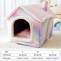 Thumbnail for Soft Winter Dog Cat Bed House