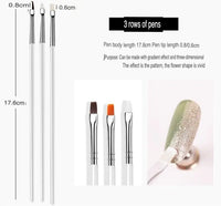 Thumbnail for 20PCS/Set Nail Art Design Dotting Painting Drawing Polish Brush Pen Tools UV Gel