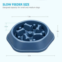 Thumbnail for Slow Feeder Bone Design Pet Bowl