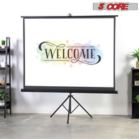 Thumbnail for 5Core Projector Screen with Tripod Stand  72