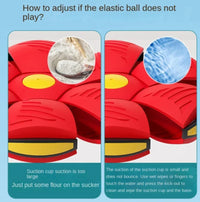 Thumbnail for Dog Magic Deformation Flat Throw Disc Ball Pet Supplies