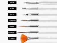 Thumbnail for 20PCS/Set Nail Art Design Dotting Painting Drawing Polish Brush Pen Tools UV Gel