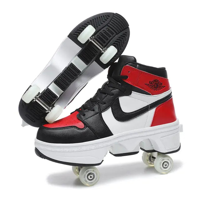 Transforming Roller Skate Shoes