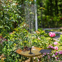 Thumbnail for Solar Power Fountain Submersible Floating Water Pump Bird Bath Pond Garden Pool