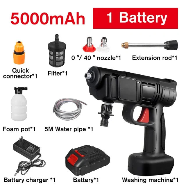 Rechargeable Cordless Electric High Pressure Washer