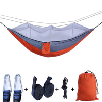 Thumbnail for Portable Outdoor Camping Hammock with Mosquito Net