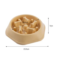 Thumbnail for Slow Feeder Bone Design Pet Bowl