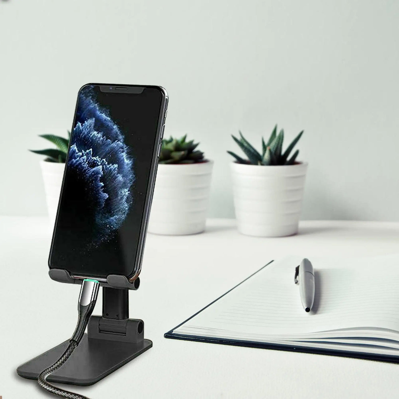 Adjustable Universal Tablet Stand Desktop Holder Mount Mobile Phone iPad iPhone