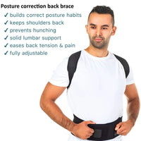 Thumbnail for Adjustable Back and Shoulder Support Belt