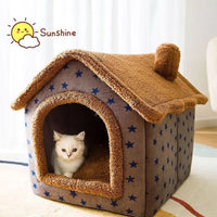 Thumbnail for Soft Winter Dog Cat Bed House