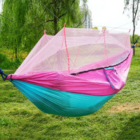 Thumbnail for Portable Outdoor Camping Hammock with Mosquito Net