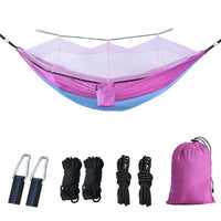 Thumbnail for Portable Outdoor Camping Hammock with Mosquito Net