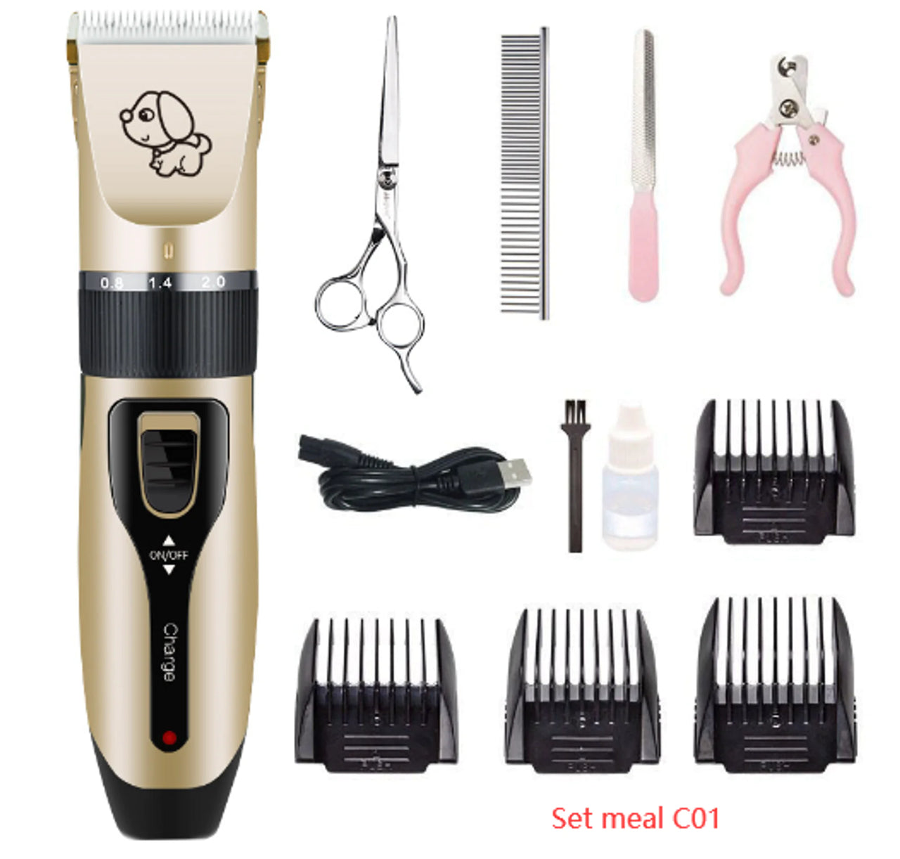 ProPet Groom: Precision Clippers & Trimmer Set