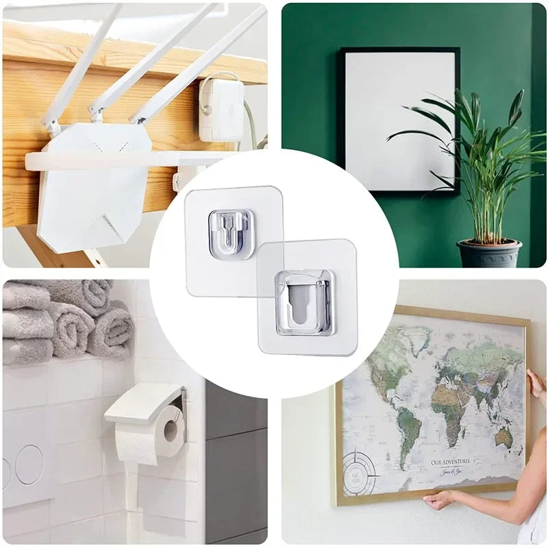 Double-Sided Adhesive Wall Hooks Hanger