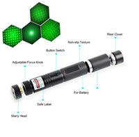 Thumbnail for 900Miles Rechargeable Lazer Green Laser Pointer Pen Astronomy Visible Beam Light