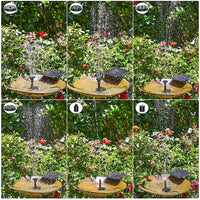 Thumbnail for Solar Power Fountain Submersible Floating Water Pump Bird Bath Pond Garden Pool