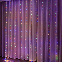 Thumbnail for Christmas Lights Curtain Garland