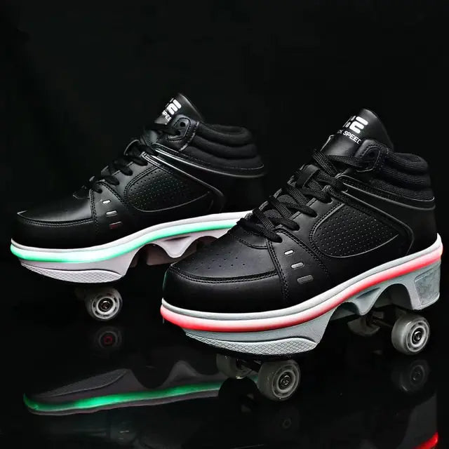 Transforming Roller Skate Shoes