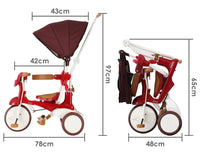 Thumbnail for iimo 3-in-1 Foldable Tricycle with Canopy