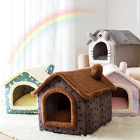 Thumbnail for Soft Winter Dog Cat Bed House