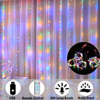 Thumbnail for LED Garland Curtain Lights