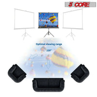 Thumbnail for 5Core Projector Screen with Tripod Stand  72