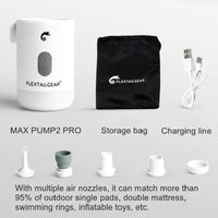 Thumbnail for Max Pump 2 Pro 4-in-1 Portable Mini Air Pump Electric Inflator USB Charging Sleeping Pad Camping Mattress Packraft