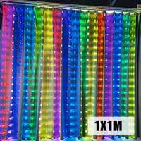 Thumbnail for Smart LED RGB Curtain String Lights